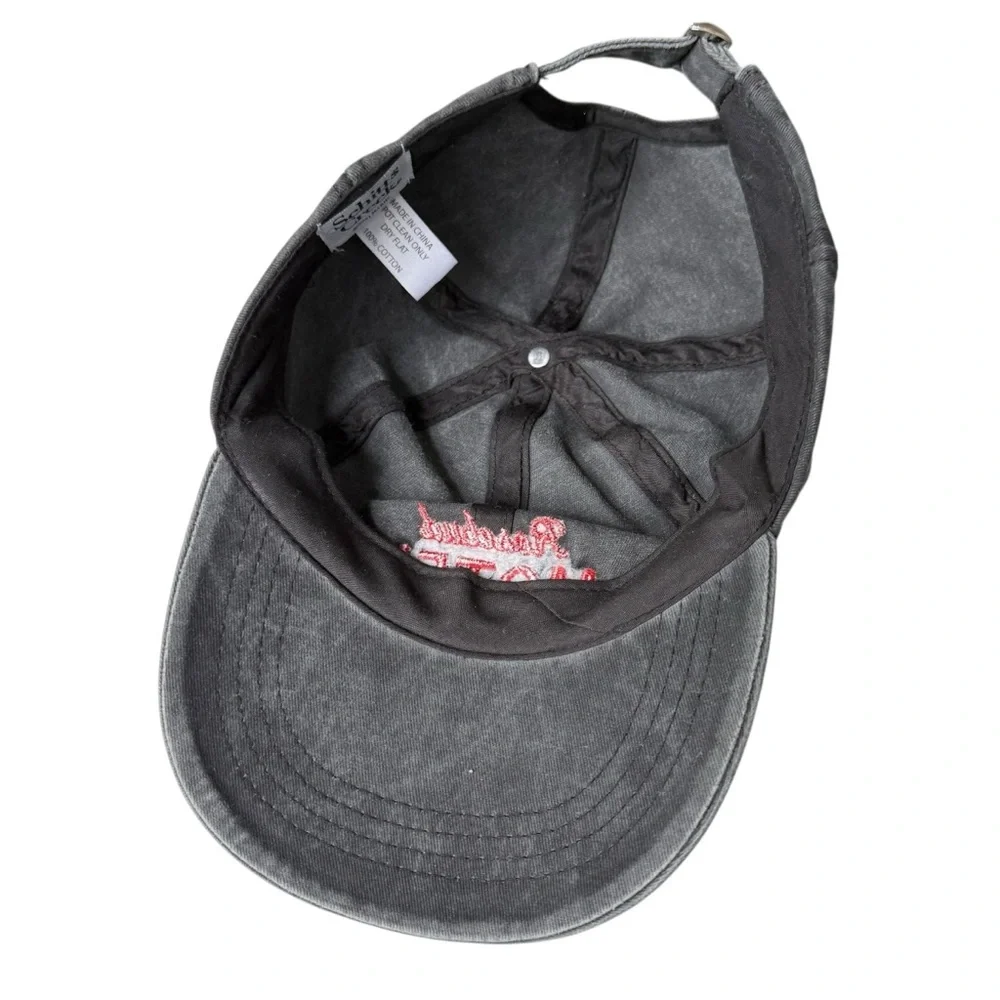 4/$25 Rosebud Motel Schitts Creek Baseball Cap Hat Adjustable Gray Acid Wash - Picture 8 of 9